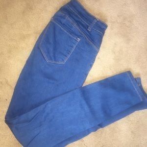 Bright blue fashion nova jeans